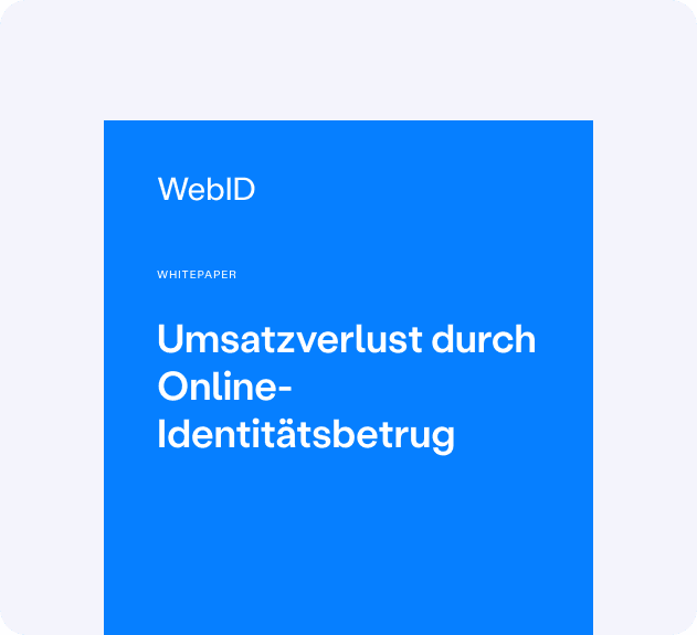 Umsatzverlust durch Online-Identitätsbetrug