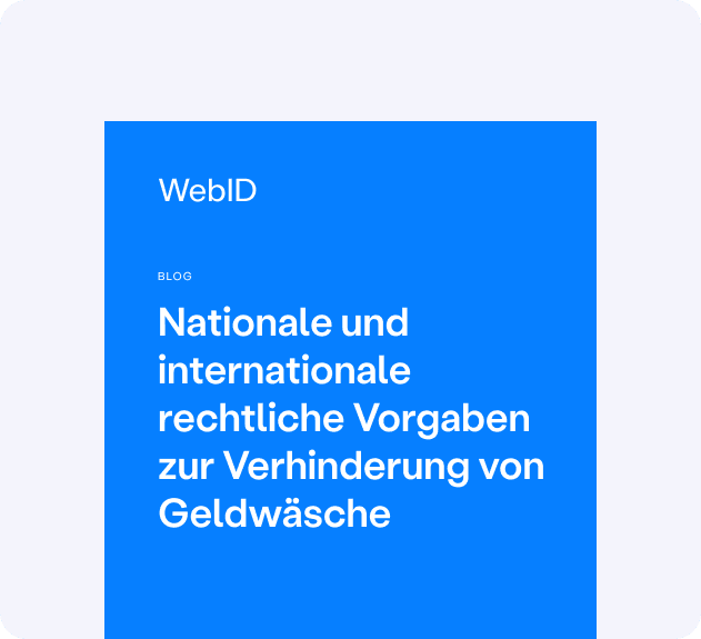 Nationale und internationale rechtliche Vorgaben zur Verhinderung von Geldwäsche